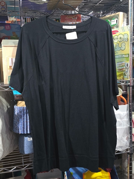 rae mode Tops - New 1XL Rae Mode Black Cotton Slub Shirt